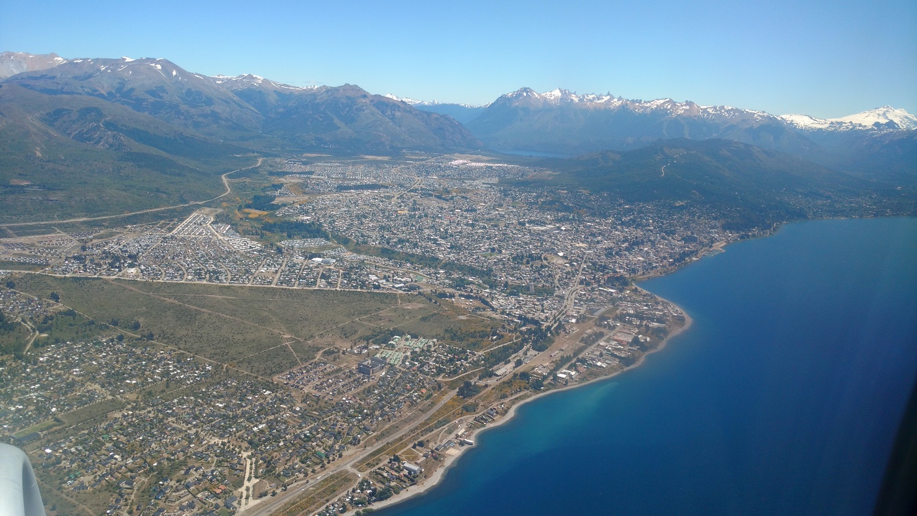 Vista aérea Ciudad de San Carlos de Bariloche